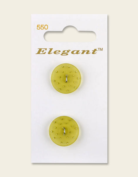 Spotted Lime Green 16mm buttons x 3