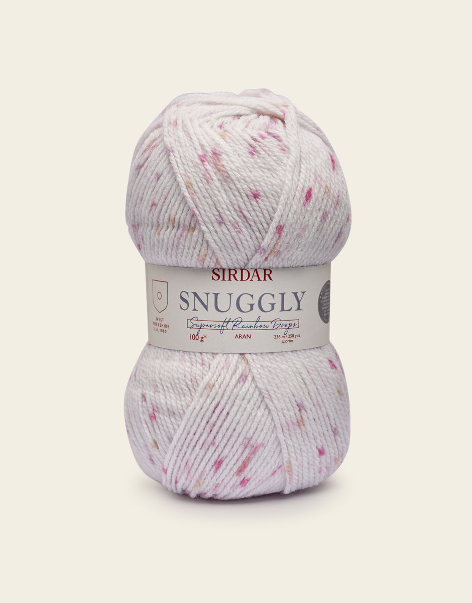 SIRDAR SNUGGLY SUPERSOFT RAINBOW DROPS ARAN, 100G