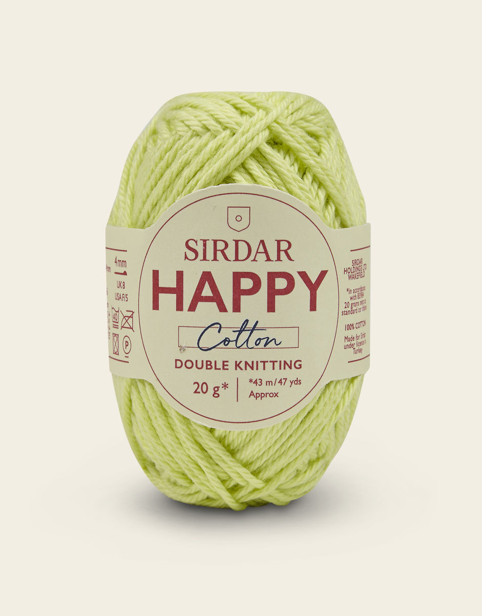 Sirdar Happy Cotton DK Yarn - 100% Cotton 20g Ball Perfect For Amigurumi & Small Projects (Liquorice Color)