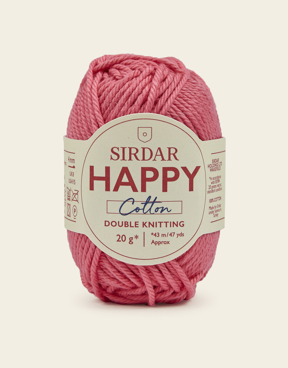 Sirdar Happy Cotton, 20g Amigurumi Hand Knitting Crochet Yarn | Sirdar