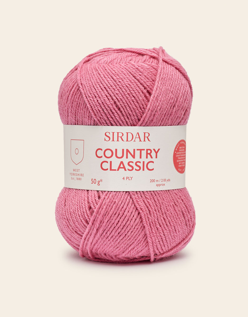 Sirdar Country classic 4 ply, 50g Acrylic, Merino, Hand Knitting Crochet  Yarn