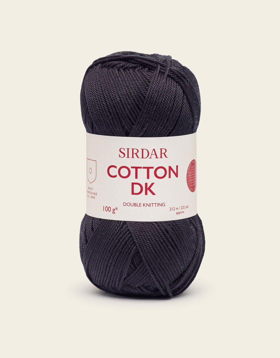 Sirdar Cotton DK, 50g Cotton Acrylic Hand Knitting Crochet Yarn