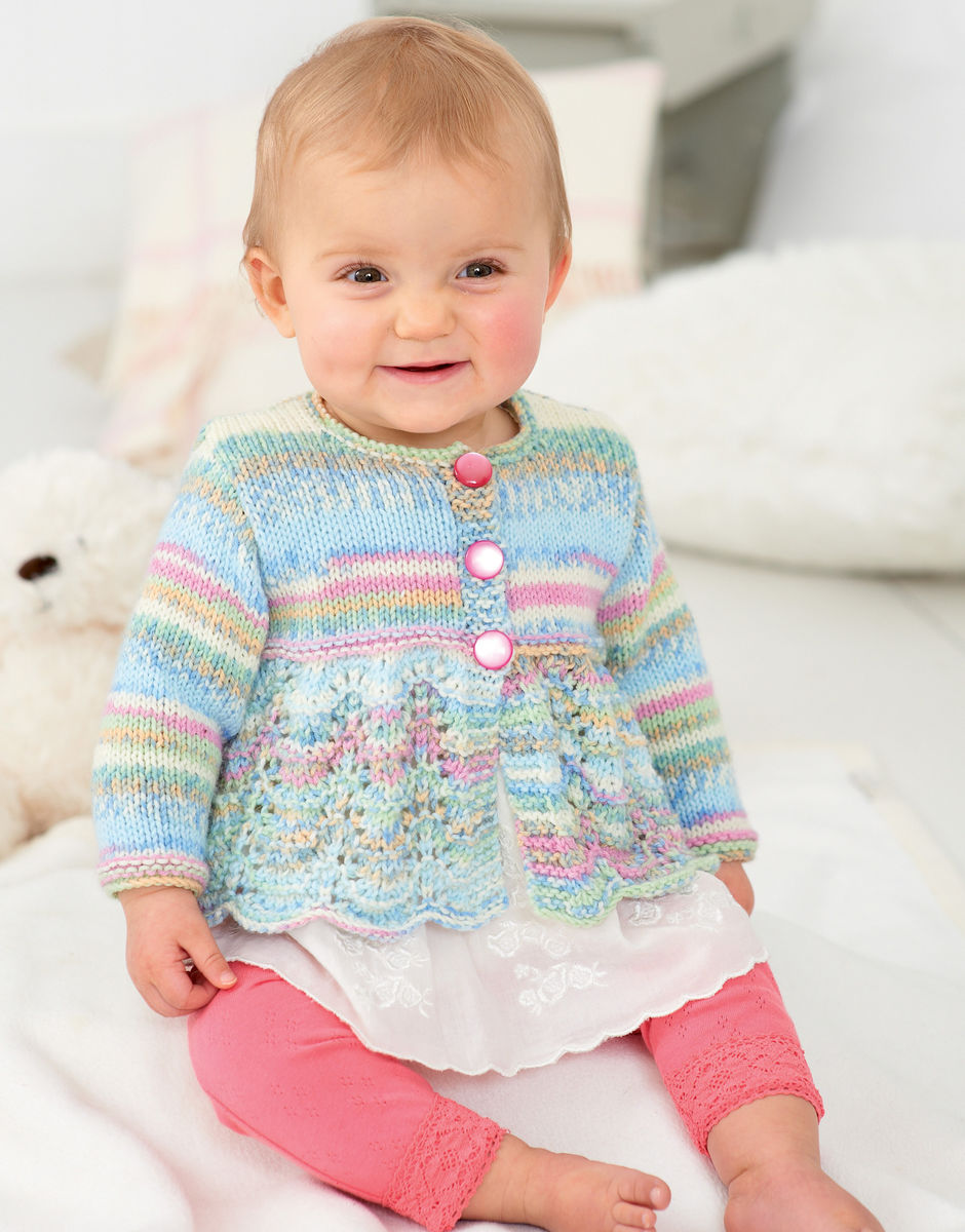 Baby Cardigan & Blanket in Snuggly Crofter DK | Sirdar