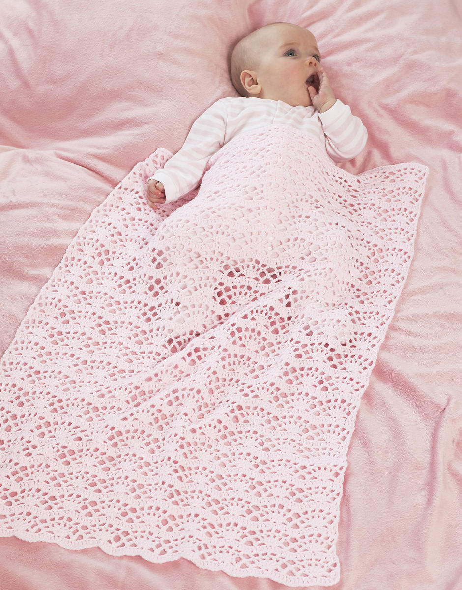 Baby Blanket, Afghans & A Shawl in Snuggly 4 Ply | Sirdar