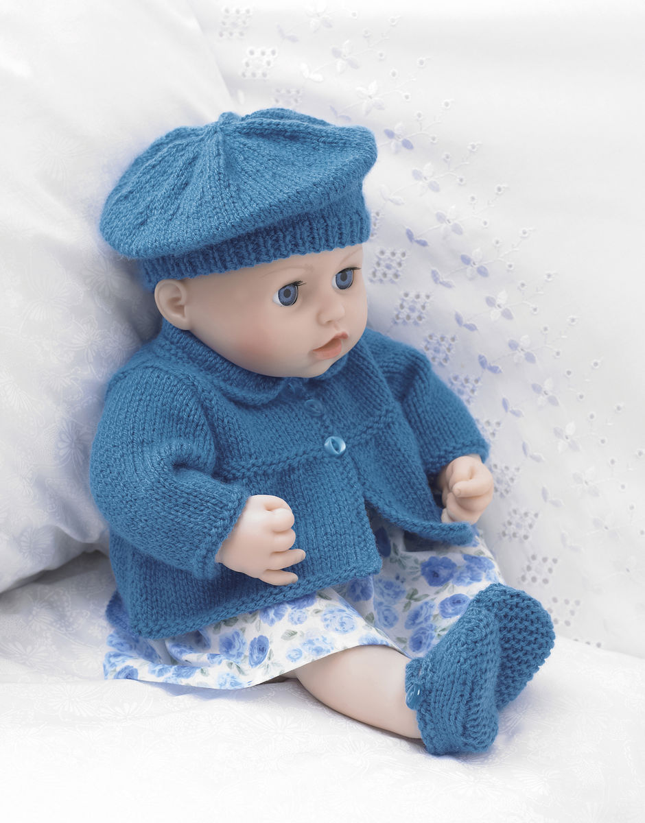 Knitted baby doll deals