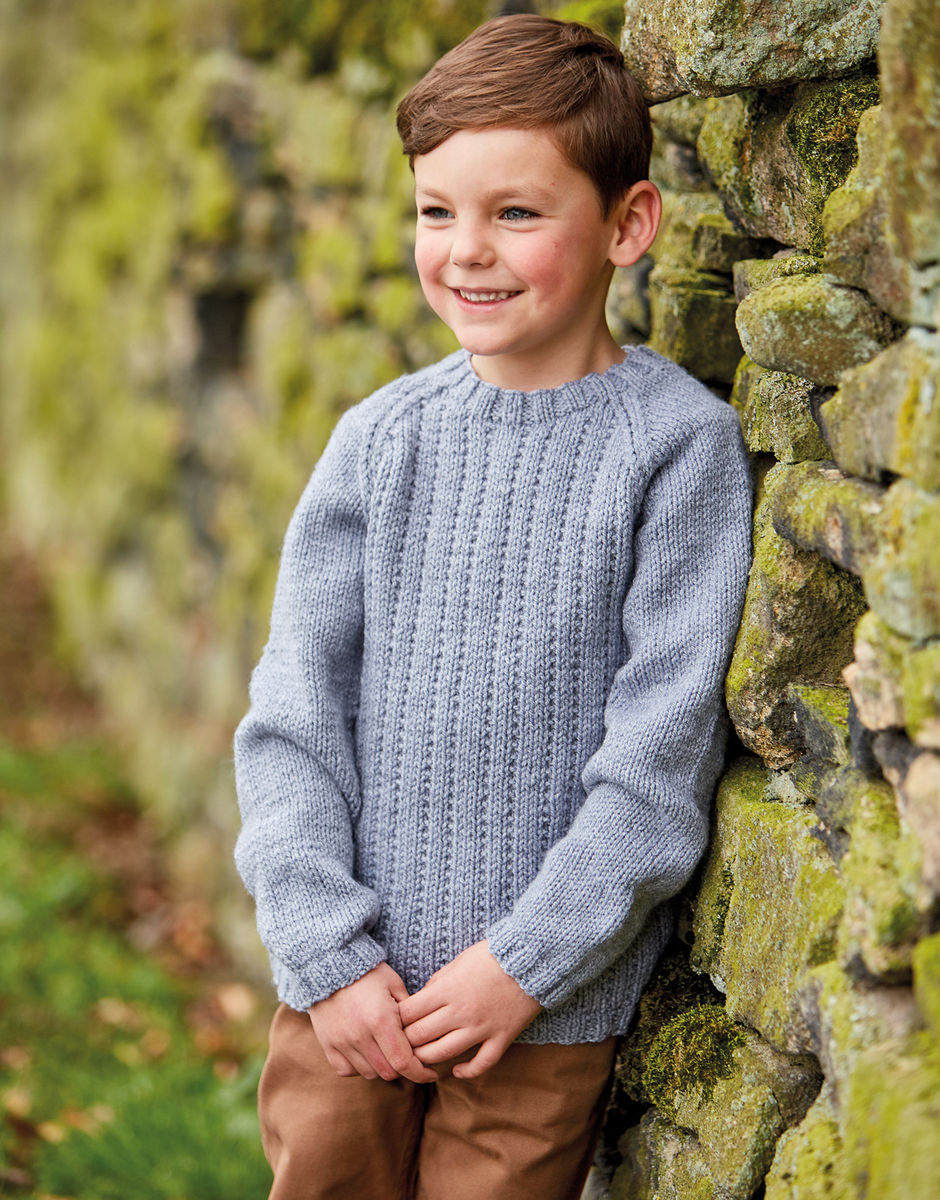 Child's Sweater in Bonus Aran | Sirdar