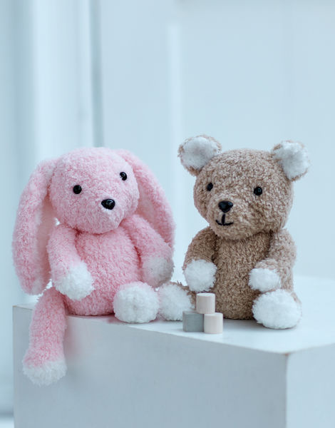 Toy Bear & Bunny in Snuggly Bunny