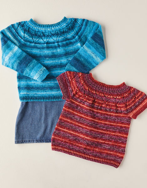 Yoke Top in Hayfield Bonus Breeze