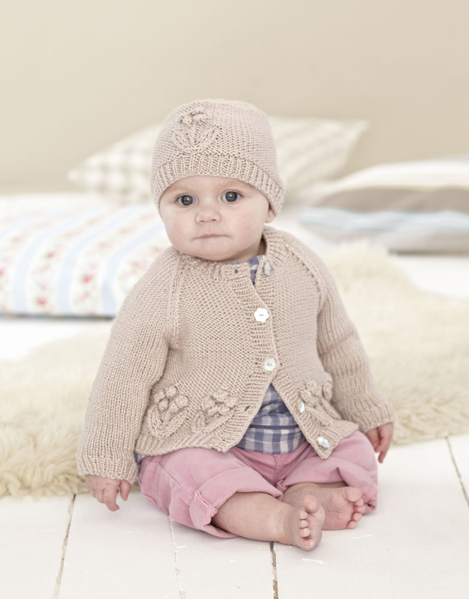 Baby & Younger Children's Cardigan in Snuggly Baby Bamboo DK | Sirdar