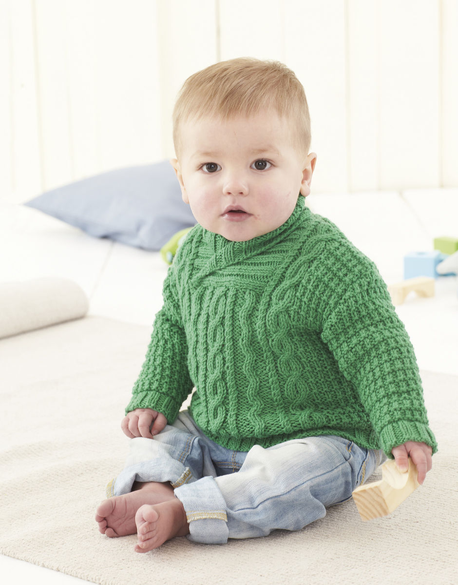 Baby boy 2025 shawl collar sweater