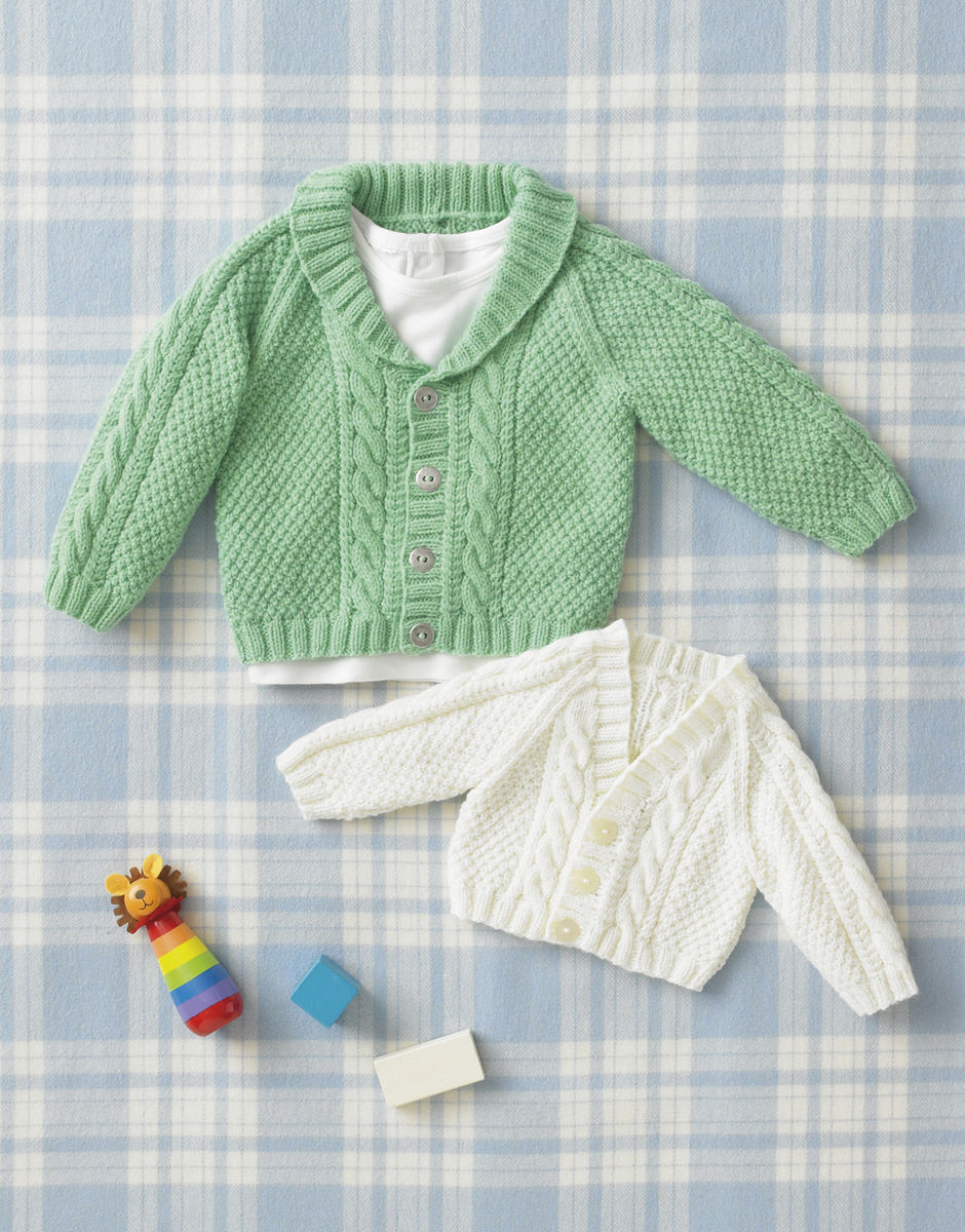 Cable knit baby cardigan best sale