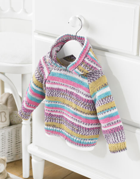Baby Sweater in Snuggly Crofter DK