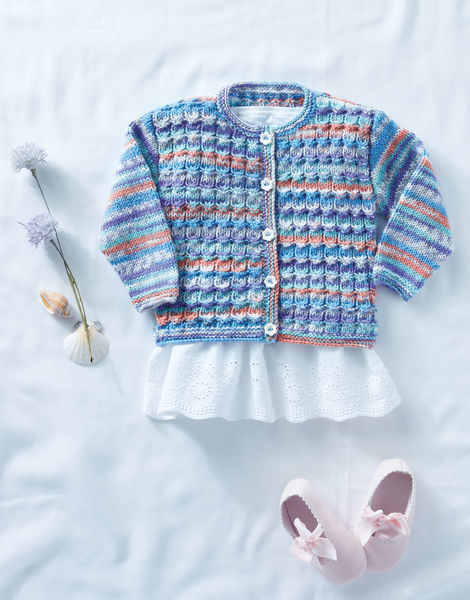Baby Cardigan in Snuggly Baby Crofter DK