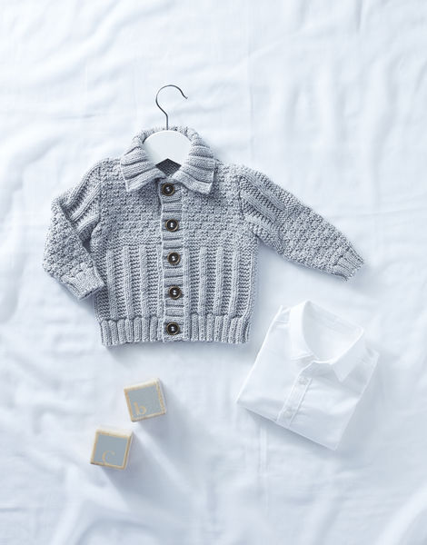 Baby Cardigan in Snuggly Soothing DK