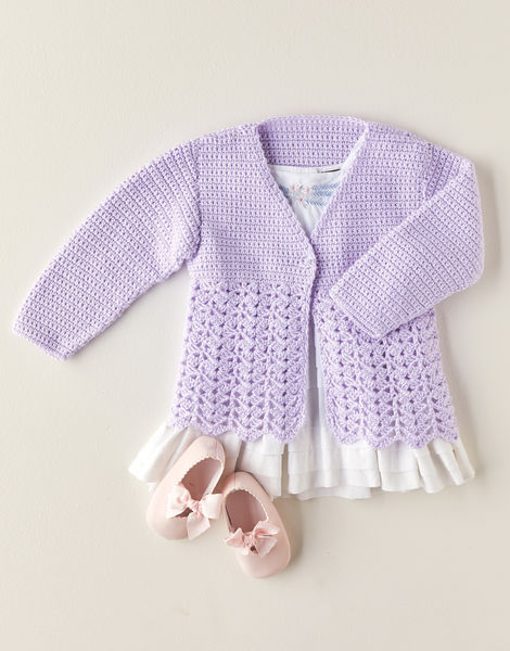 Crochet Cardigan in Snuggly Soothing
