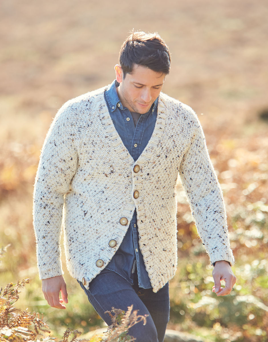 Mens shop chunky cardigan