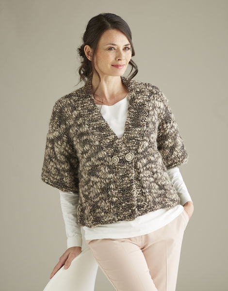 Ladies Cardigan in Sirdar Elemental Super Chunky