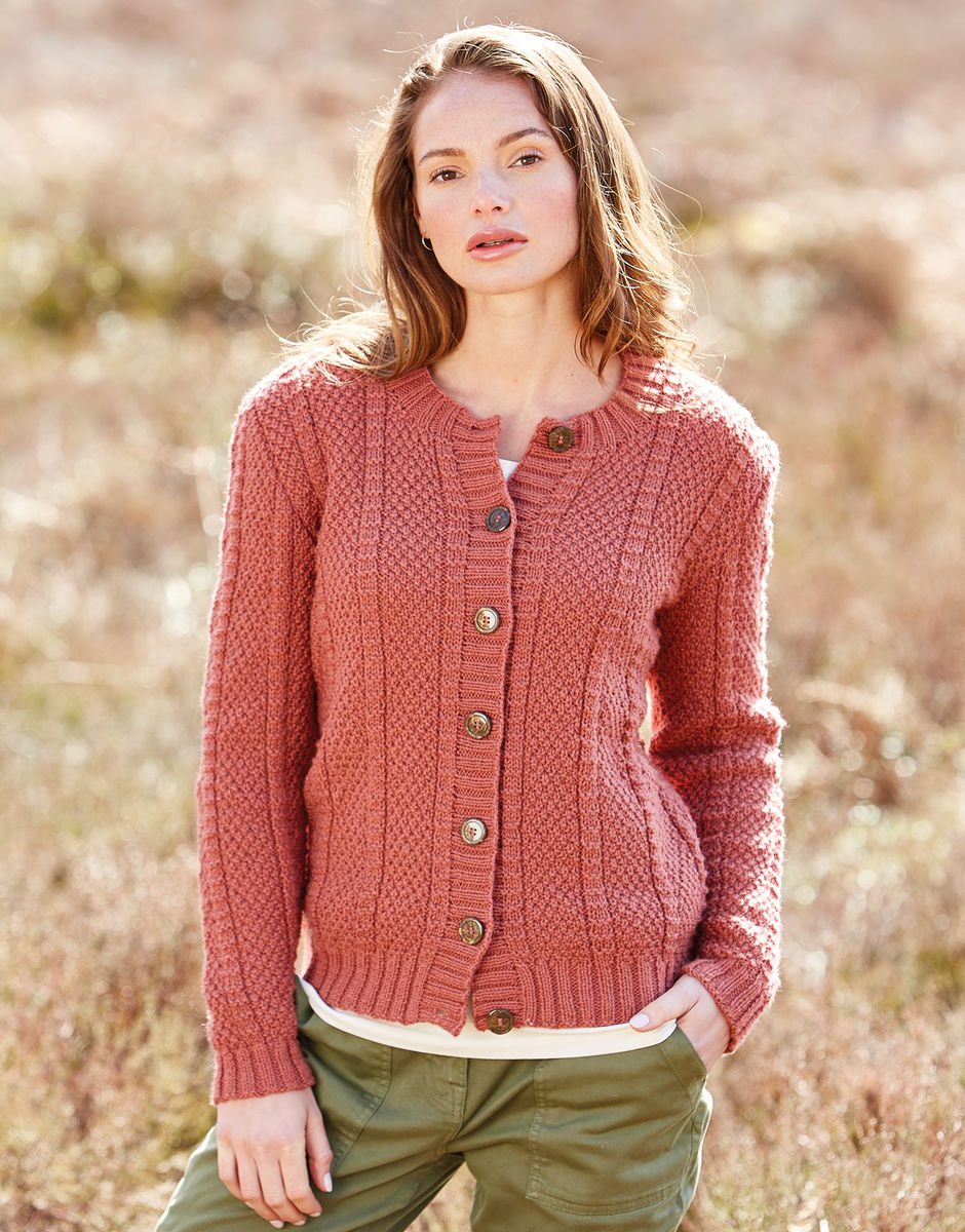 Ladies Cardigan in Hayfield Bonus DK Sirdar