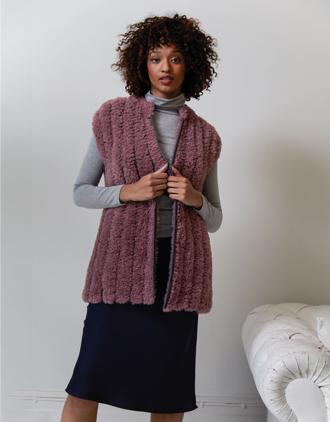 Sirdar – Pelote de laine imitation fourrure Alpine, 50 g, couleur lynx (404)