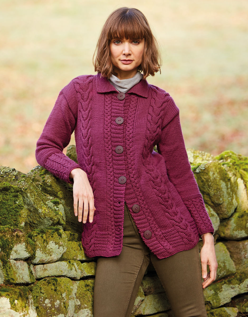 Ladies Jacket in Bonus Aran | Sirdar