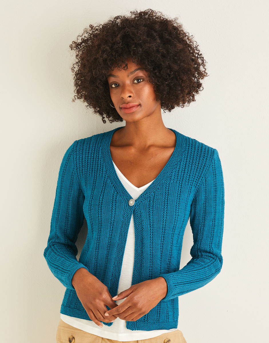 ladies cotton cardigan knitting patterns