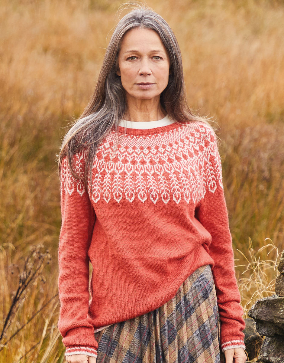 Fairisle yoke outlet jumper