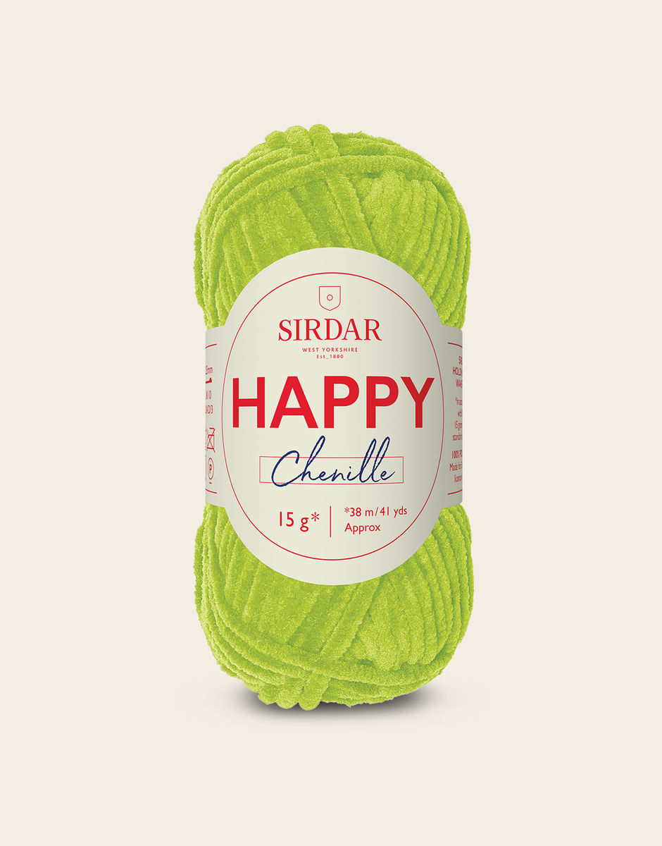 Sirdar Happy Chenille, 15g Amigurumi Hand Knitting Crochet Yarn