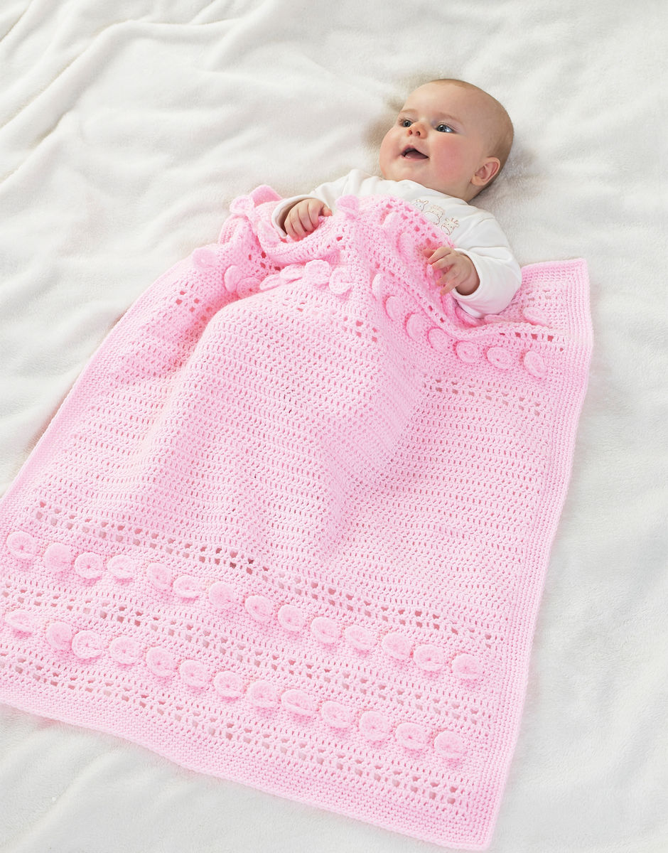 Sweet as Snow” Crochet Baby Blanket Tutorial – Free Crochet