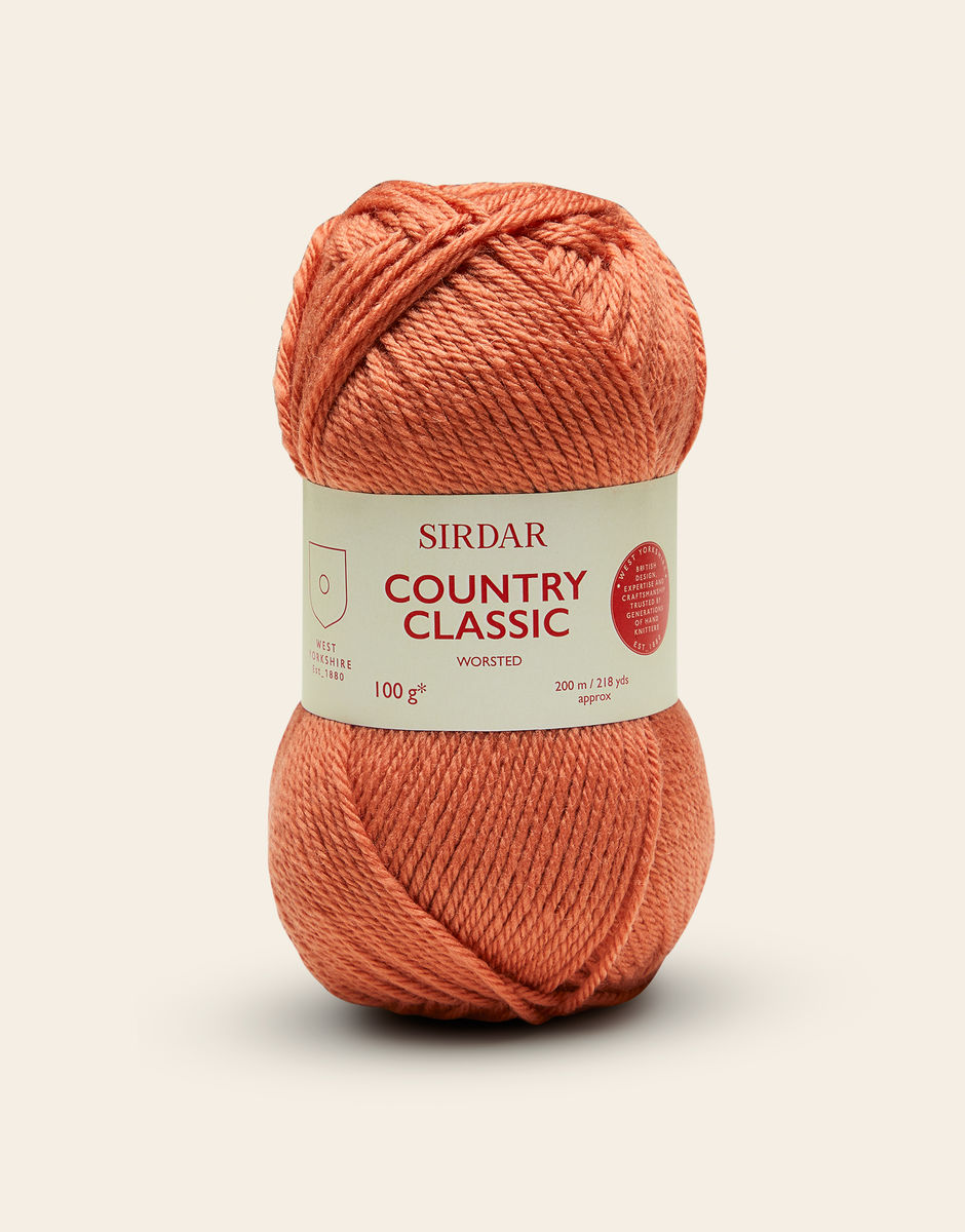 Sirdar Country Classic Worsted 100g Knitting Wool Yarn - 662 Mineral