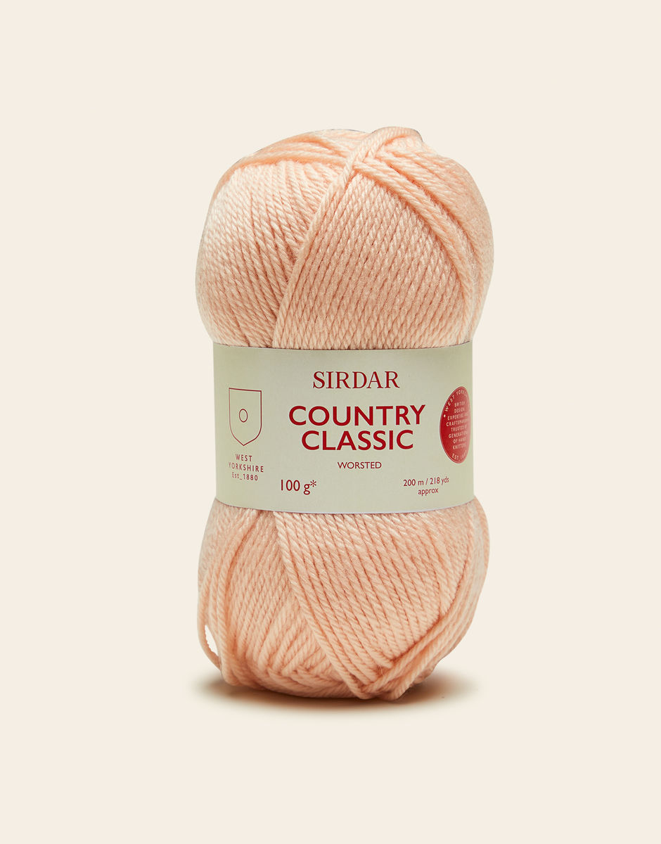 Sirdar Country Classic Worsted, 50g Wool and Acrylic Hand Knitting