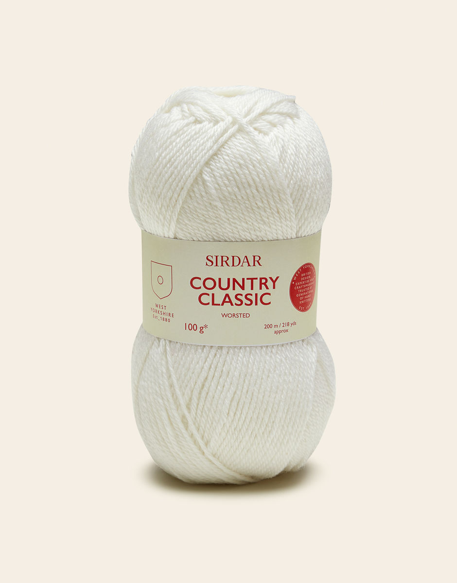 Sirdar Country classic 4 ply, 50g Acrylic, Merino, Hand Knitting Crochet  Yarn