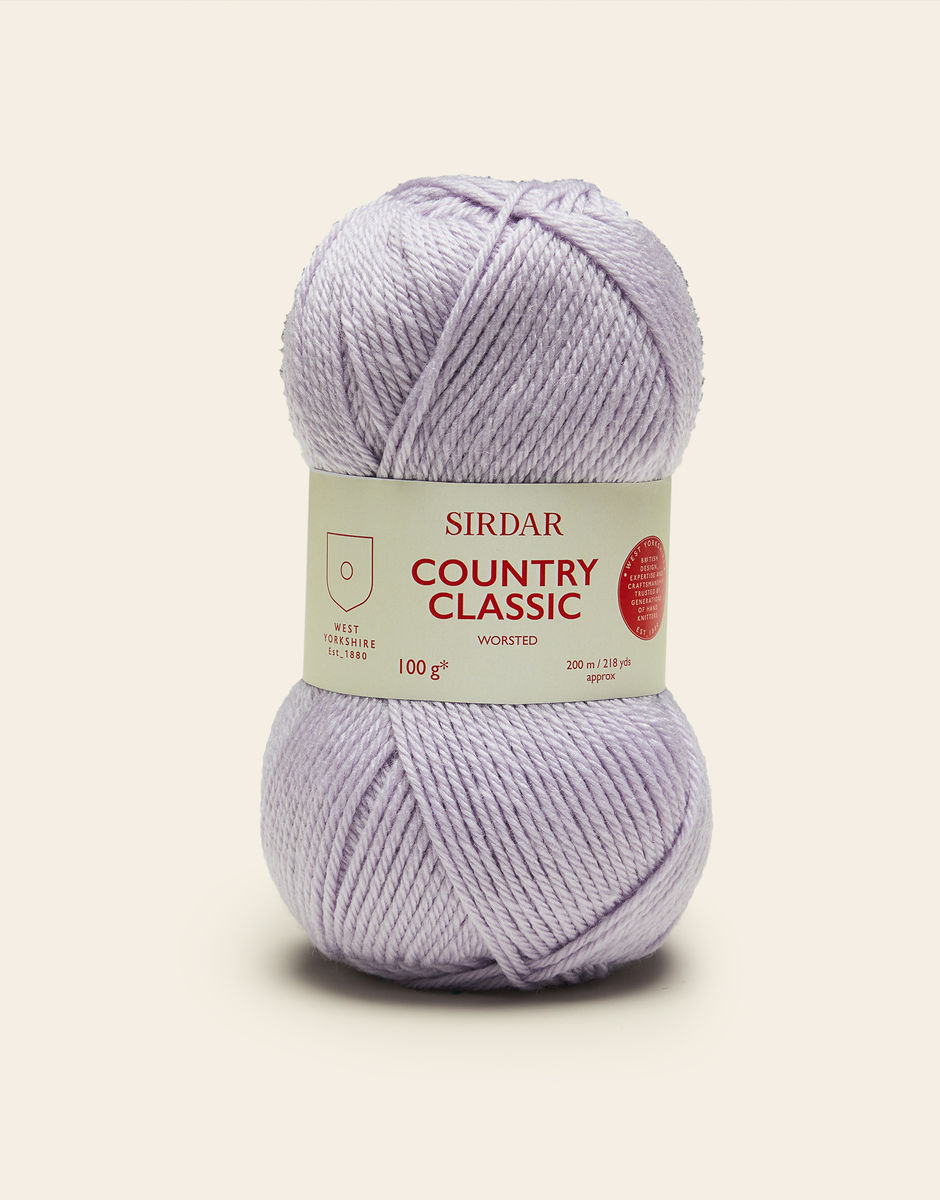 Sirdar Country Classic Worsted, 50g Wool and Acrylic Hand Knitting