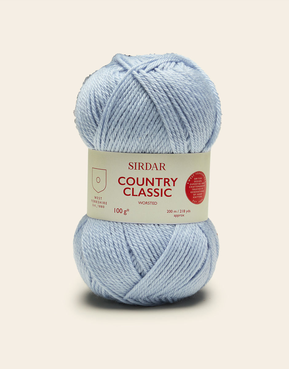 Sirdar Country Classic Worsted, 50g Wool and Acrylic Hand Knitting Crochet  Yarn
