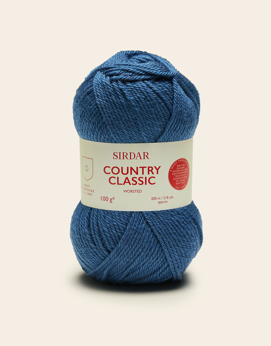 Sirdar Country Classic Worsted, 50g Wool and Acrylic Hand Knitting