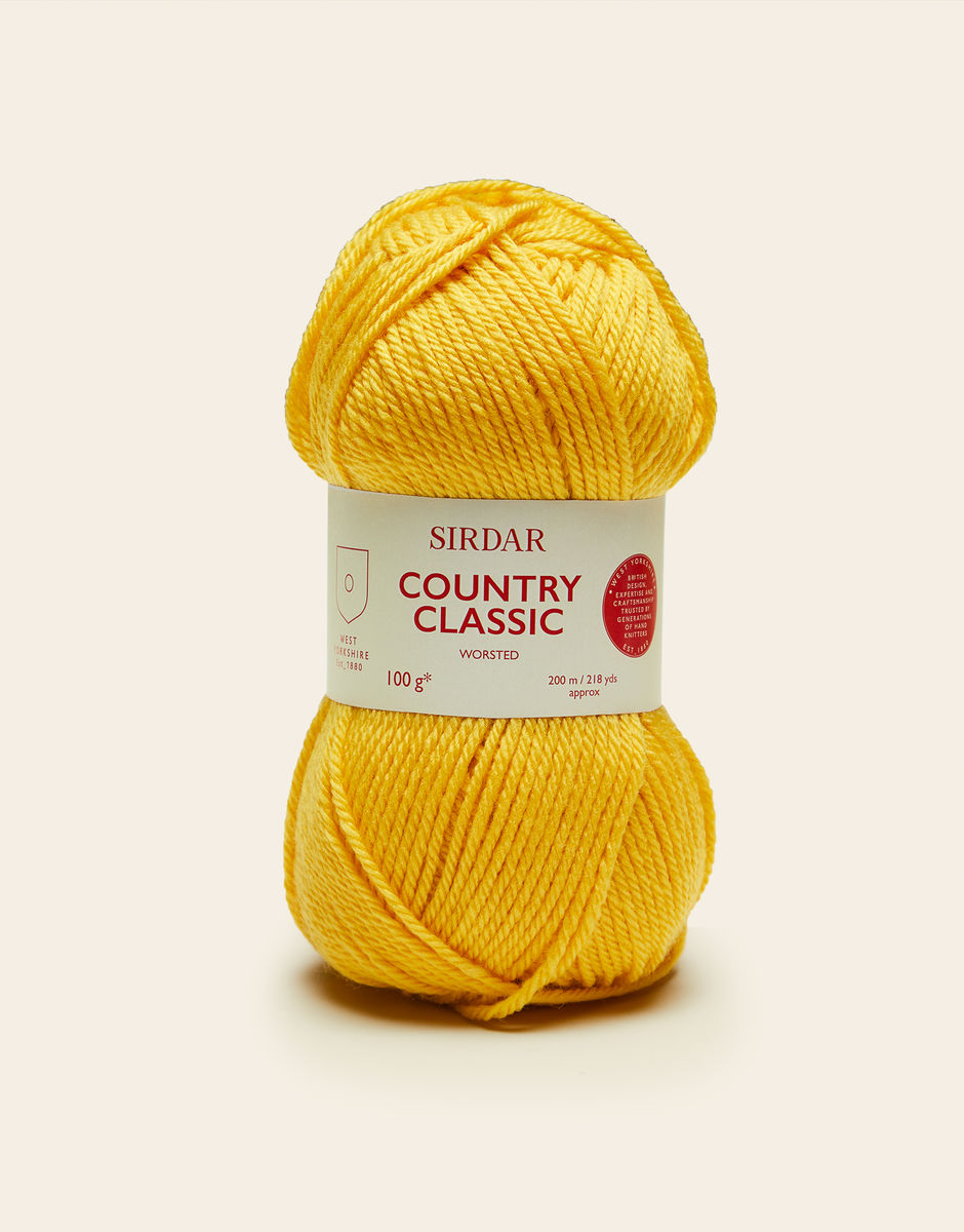 Sirdar Country Classic Worsted, 50g Wool and Acrylic Hand Knitting