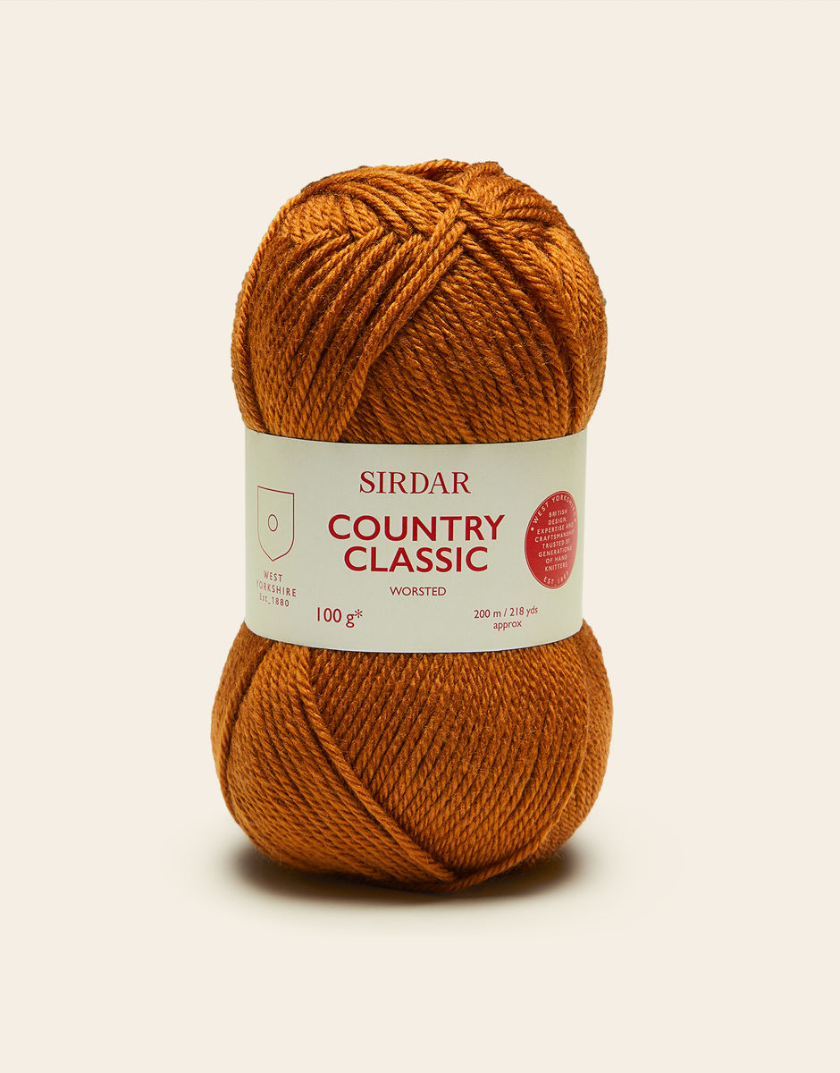 Sirdar Country Classic Worsted, 50g Wool and Acrylic Hand Knitting