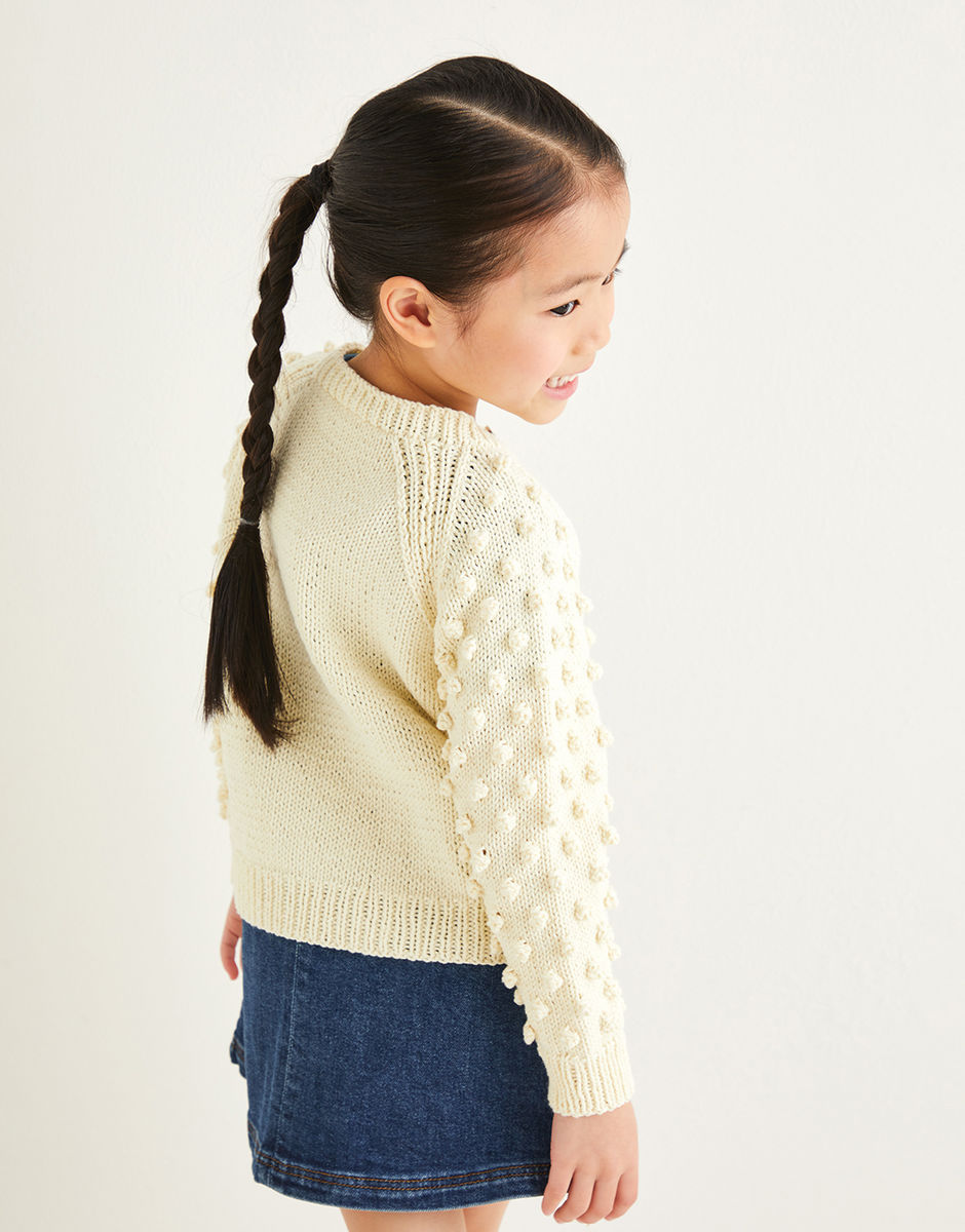 Popcorn shop stitch cardigan