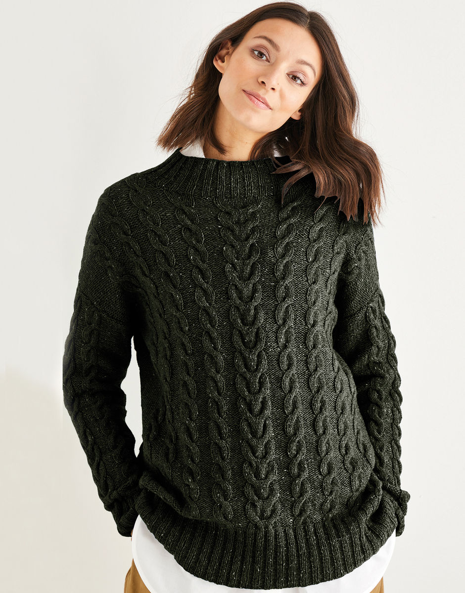 Superdry Knitted Roll Neck Jumper Dress - Women's Products