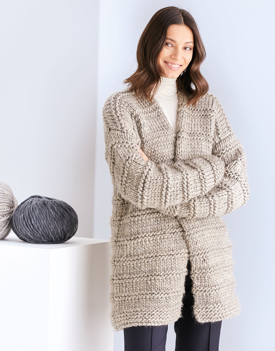 The Chunky Cardigan Knitting Pattern