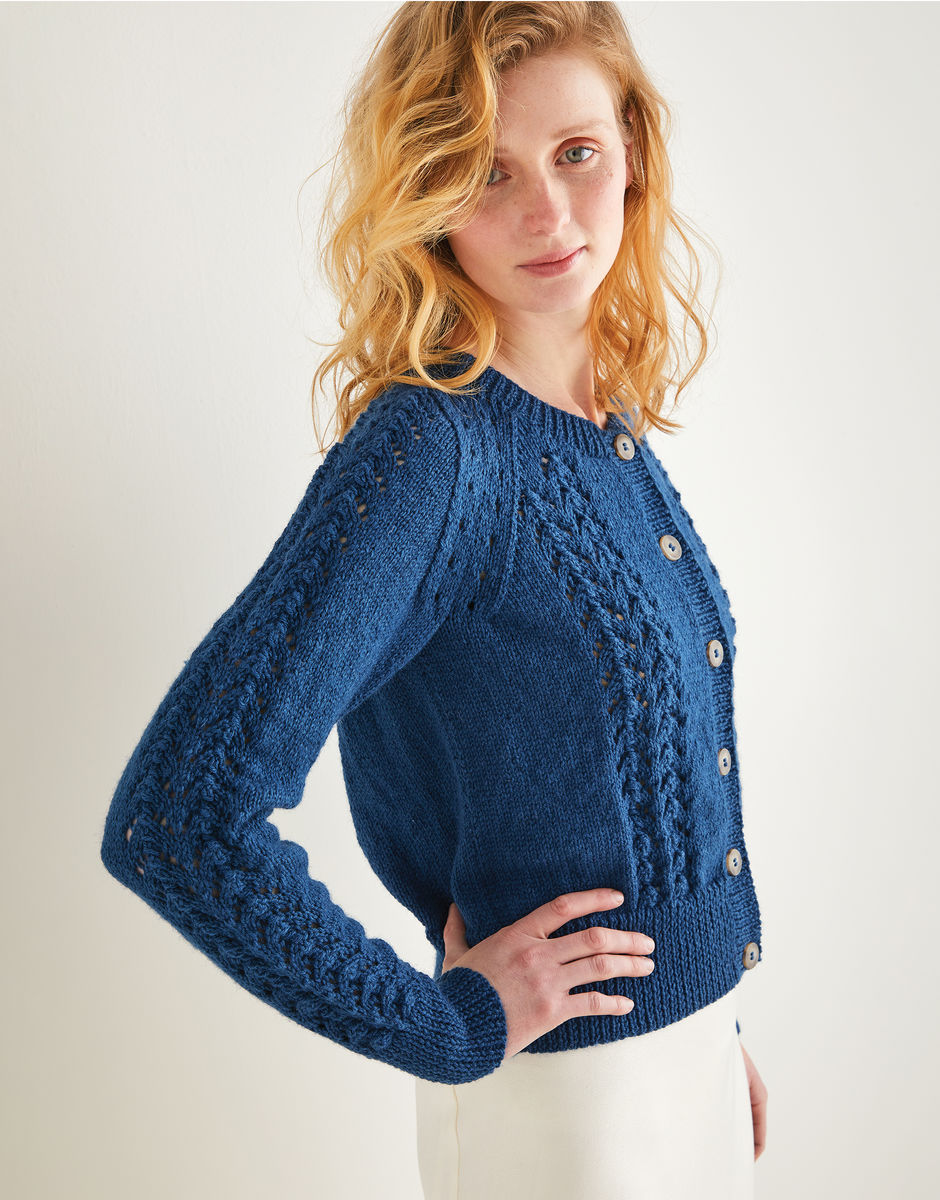 Lace Textured Cardigan in Sirdar Country Classic DK | Sirdar