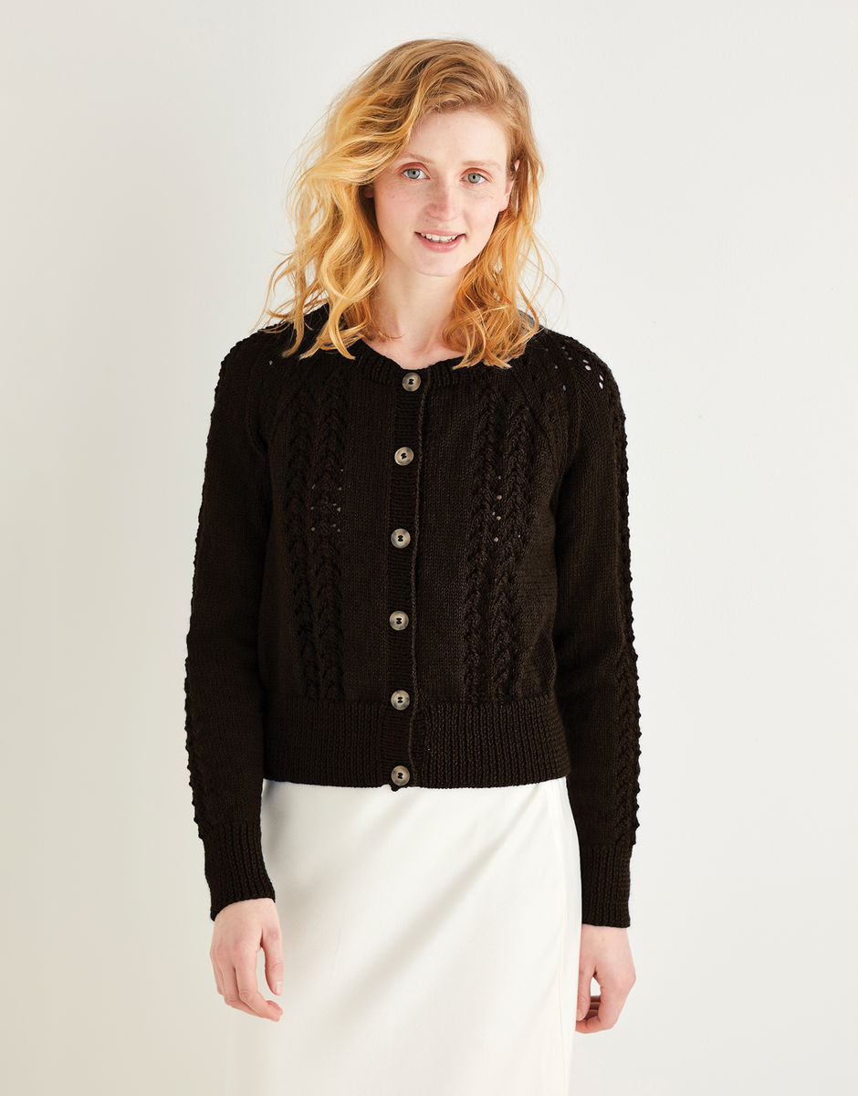 Lace Textured Cardigan in Sirdar Country Classic DK | Sirdar