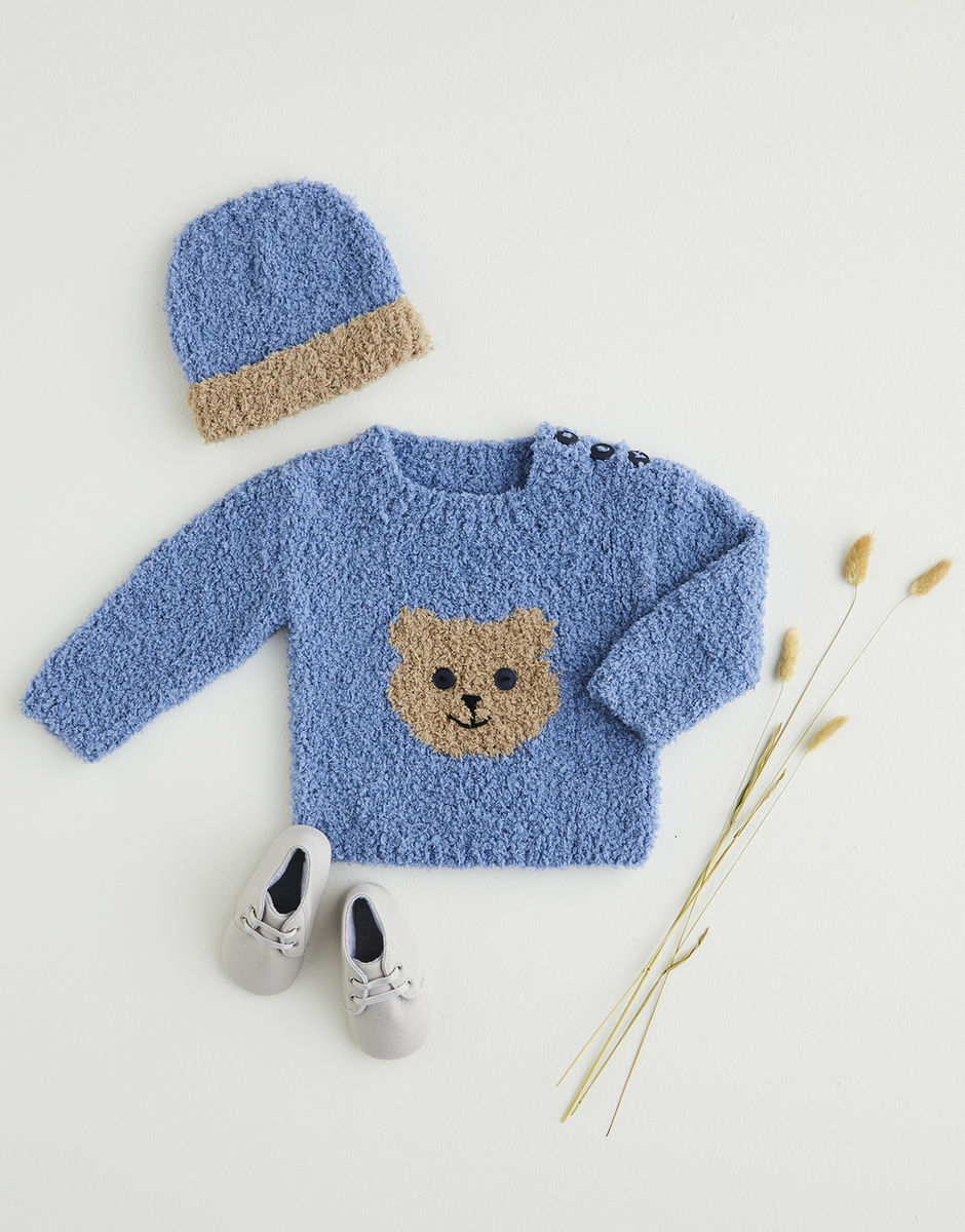 Teddy bear cheap sweater knitting pattern