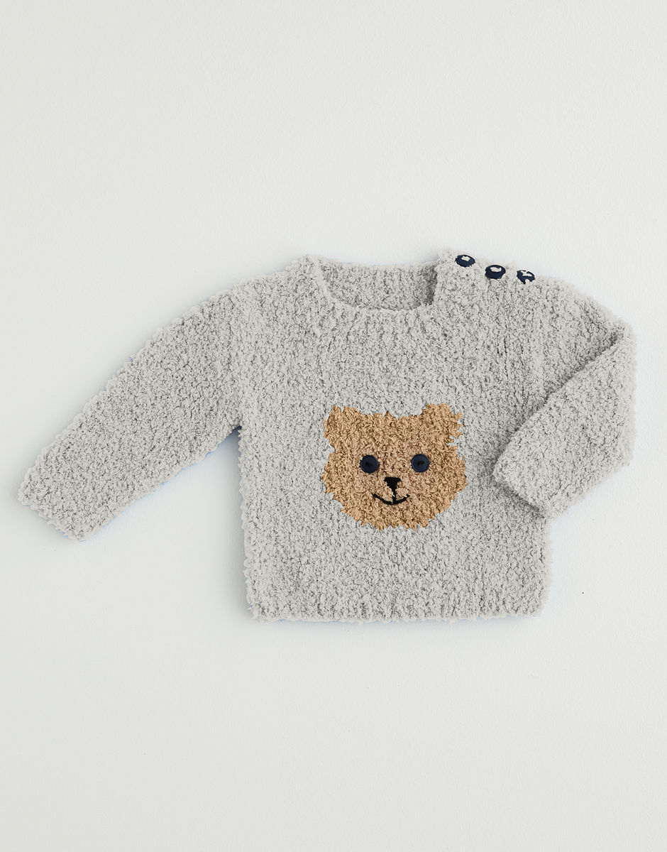 Bear 2024 face sweater