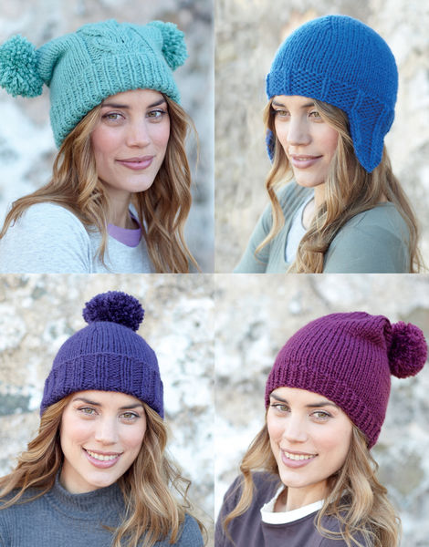 Hats in Hayfield Chunky with Wool