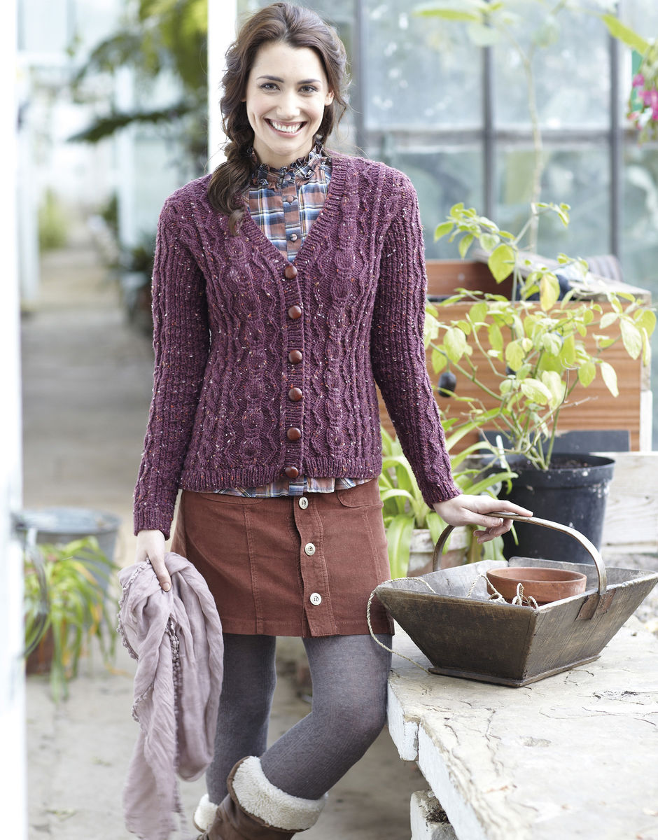 Waistcoats & Cardigan in Hayfield Bonus Aran Tweed | Sirdar