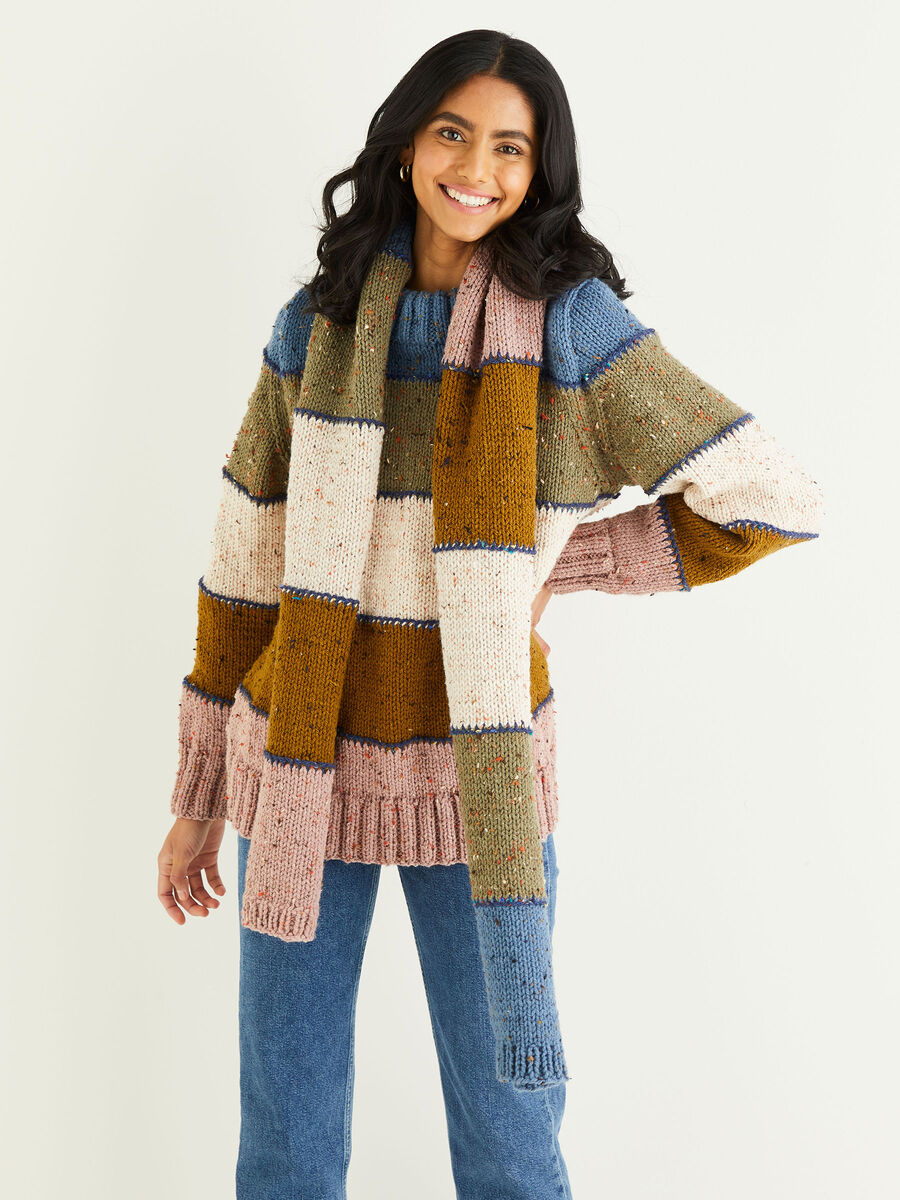 Scottish Scarf Style Edit: Chunky Knit Luxury Wool…