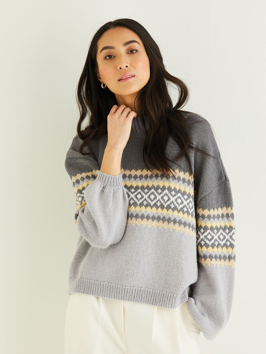 Merino fair isle clearance sweater