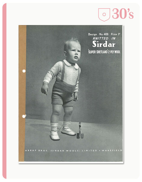 30's Baby Sweater Set