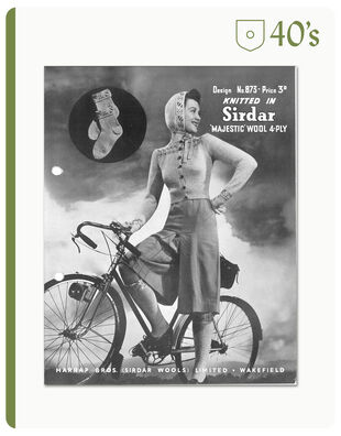 vtg 80s Sirdar DK Knitting Pattern 9154 Ladies Long Sleeve Bolero