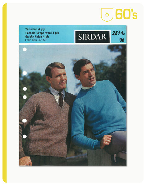 1960 s Vintage Patterns Sirdar